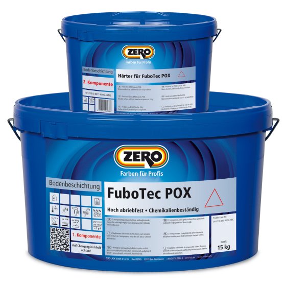 Zero Bodenbeschichtung FuboTec POX Base 1 inkl. Härter, 5 kg