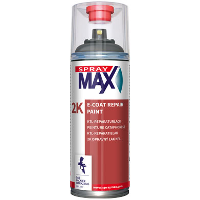 Kwasny SprayMax 2K KTL Reparaturlack, Schwarz, 250 ml