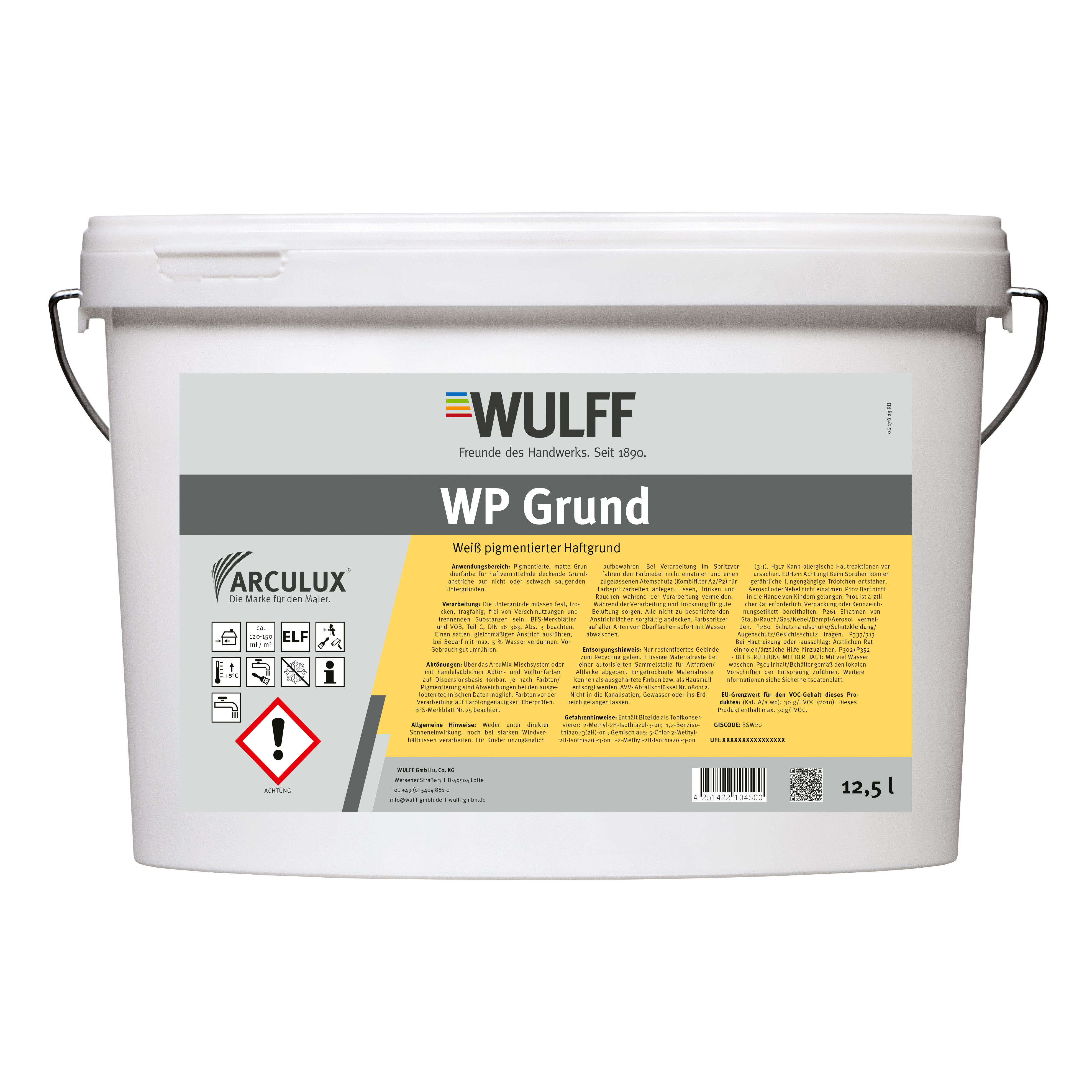 Arculux® WP Grund, Weiß, 12,5 l