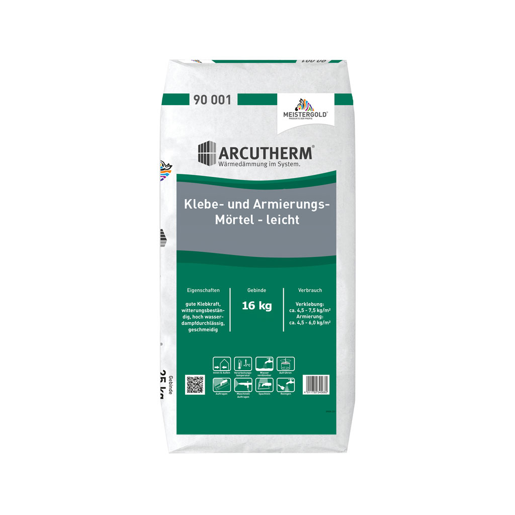 Arcutherm®  Klebe- und Armierungsmörtel - leicht, 16 kg