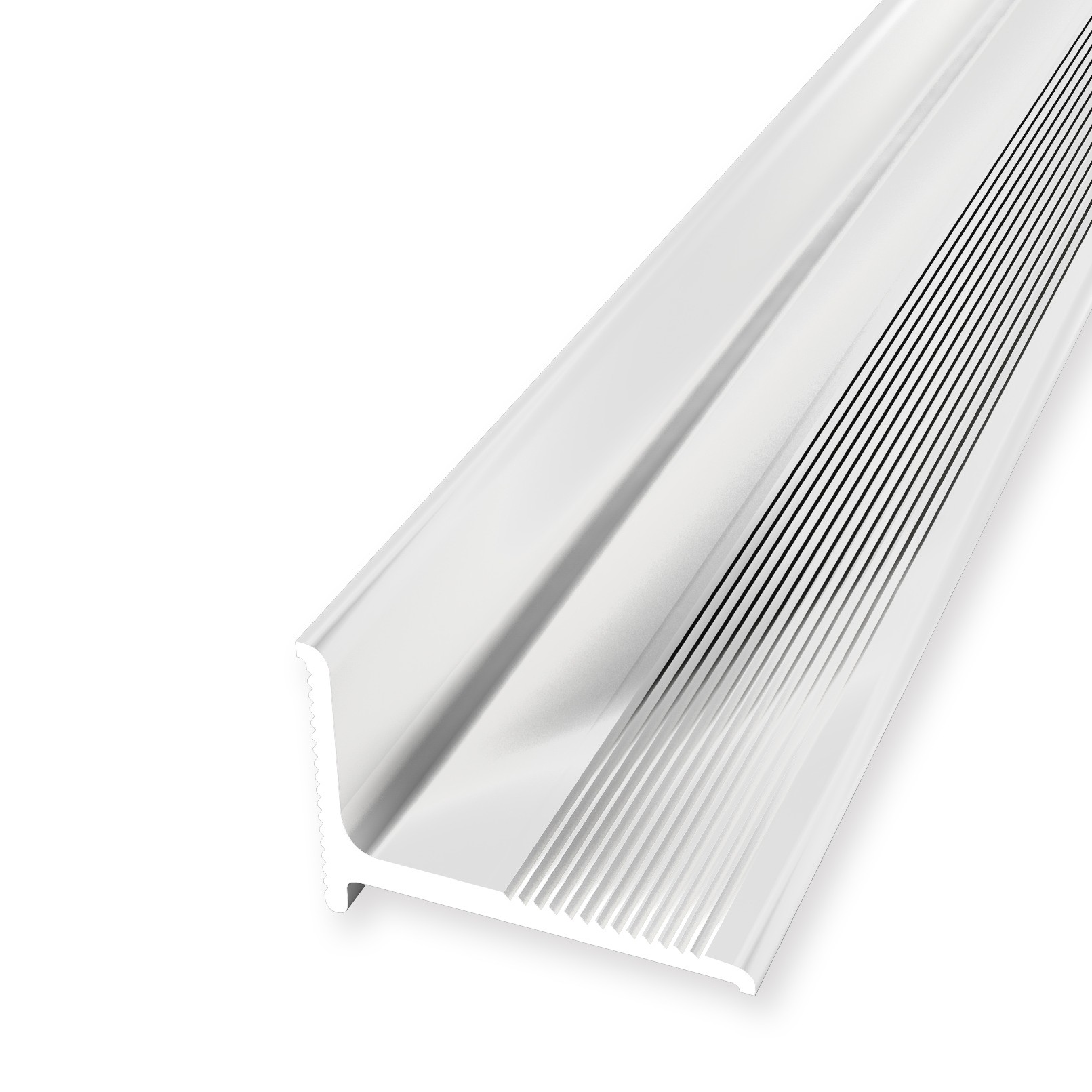 Küberit Abschlussprofil 369, RAL 9016- Weiß, 15 mm x 270 cm