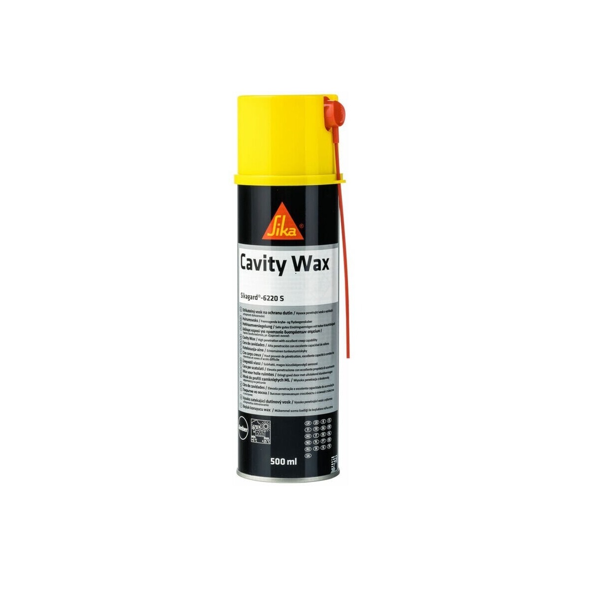 SikaGard-6220S Amber Sprühdose Hohlraumwachs, 500 ml