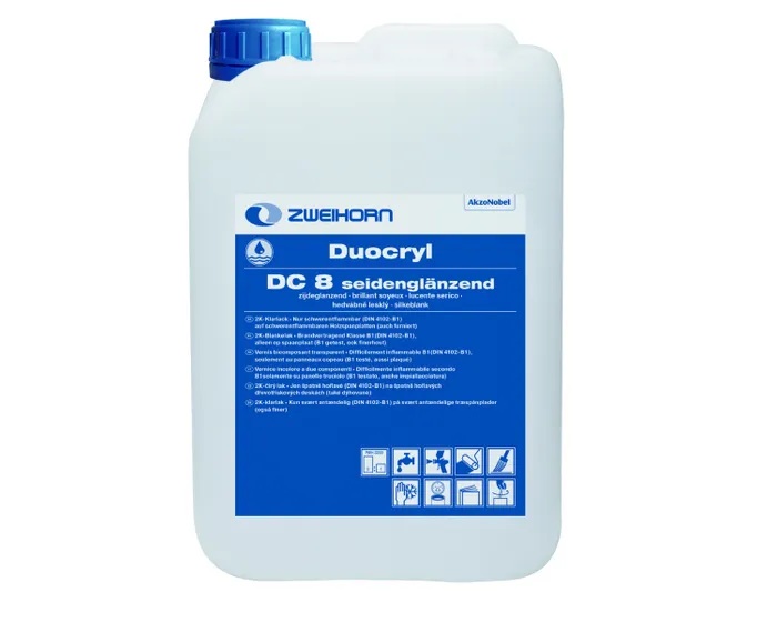 Zweihorn Klarlack Duocryl DC 8, Seidenglanzend, 5 l