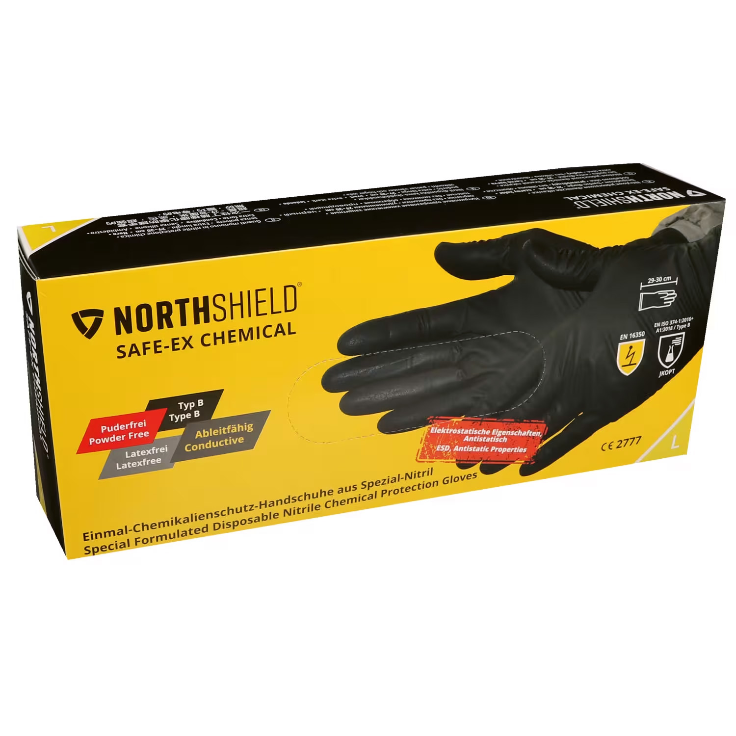 Drefi Handschuhe Northshield Safe Ex Chemical, 30 cm lang, Gr. XL