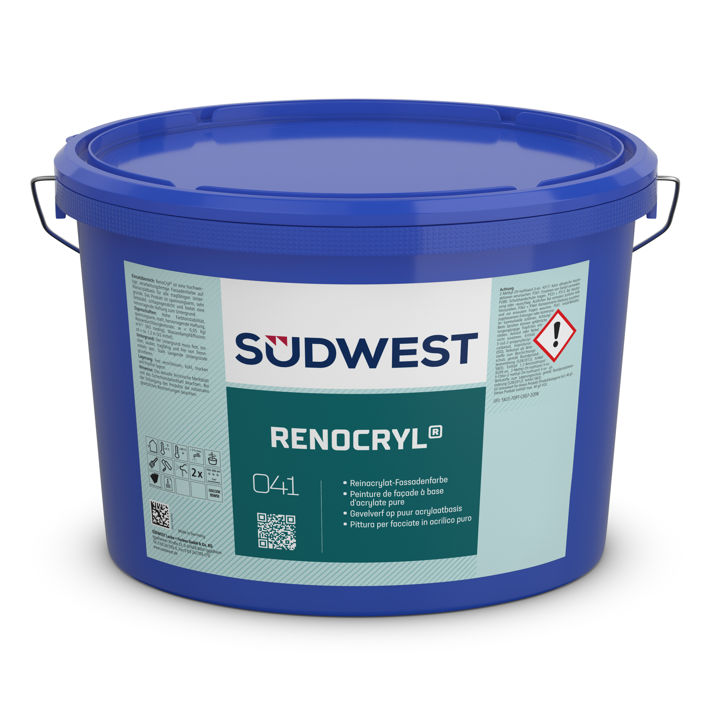 Südwest RenoCryl Weiß, 12,5 l