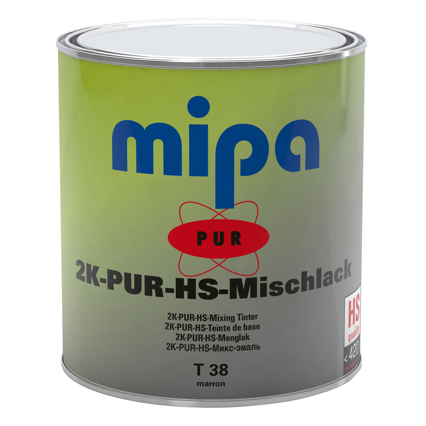 Mipa PUR-HS-Mischlack T38, Marron, 3 l