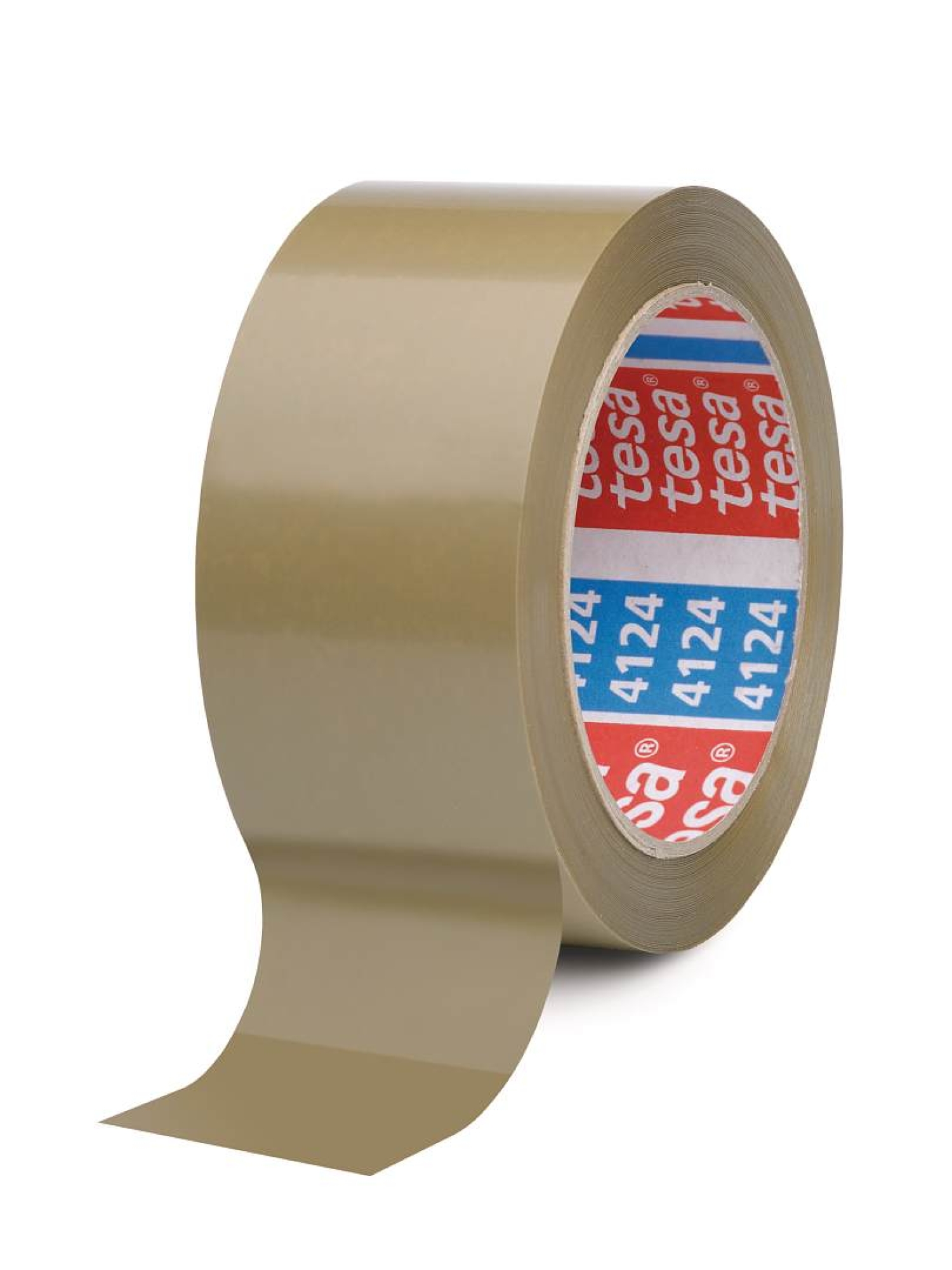 tesa Kartonverschlussband 4124, Beige, 38 mm x 66 m