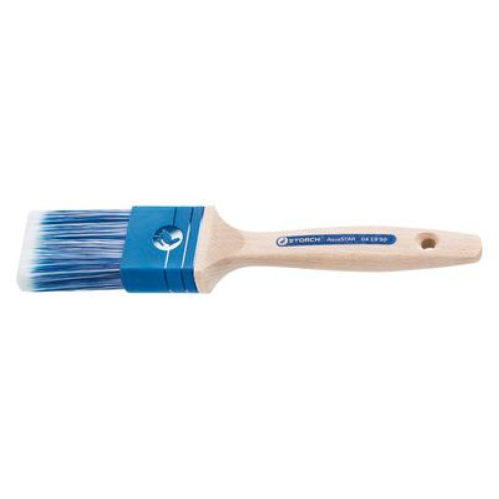 Storch Flach-Pinsel AquaSTAR, Blau/ Weiß, 60 mm