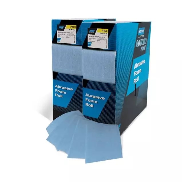 Norton Selbsthaltende Schleifrolle A975, P 800, 115 mm x 25 m