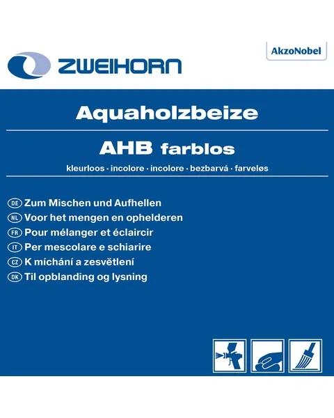 Zweihorn Aquaholzbeize AHB, Farblos, 5 l
