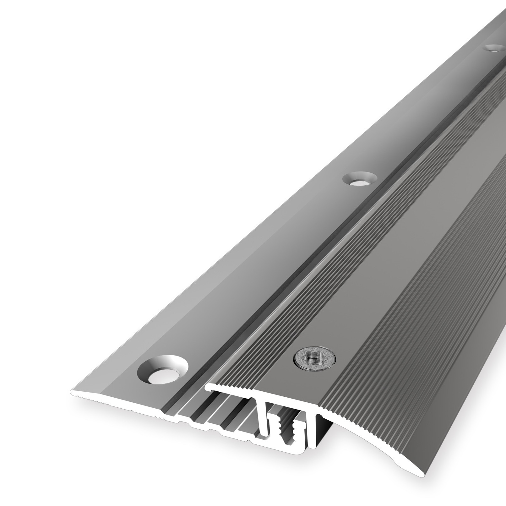 Küberit Anpassungsprofil 376, Edelstahloptik, 33 mm x 100 cm