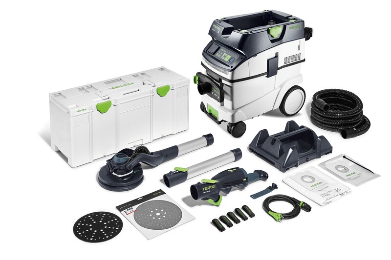 Festool Langhalsschleifer- und Sauger-Set Planex LHS 2 225 EQI/CTM