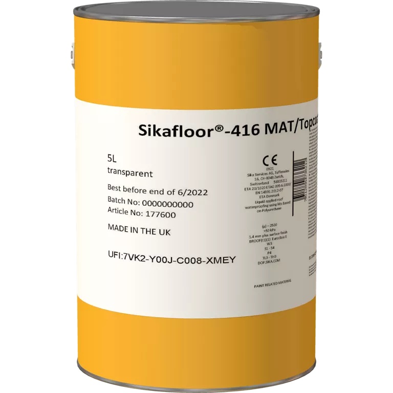 Sika Versiegelung Sikafloor 416, Transparent, Seidenmatt, 5 l