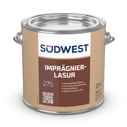 Südwest Imprägnier-Lasur, ClassicMix, Seidenmatt, 2,5 l