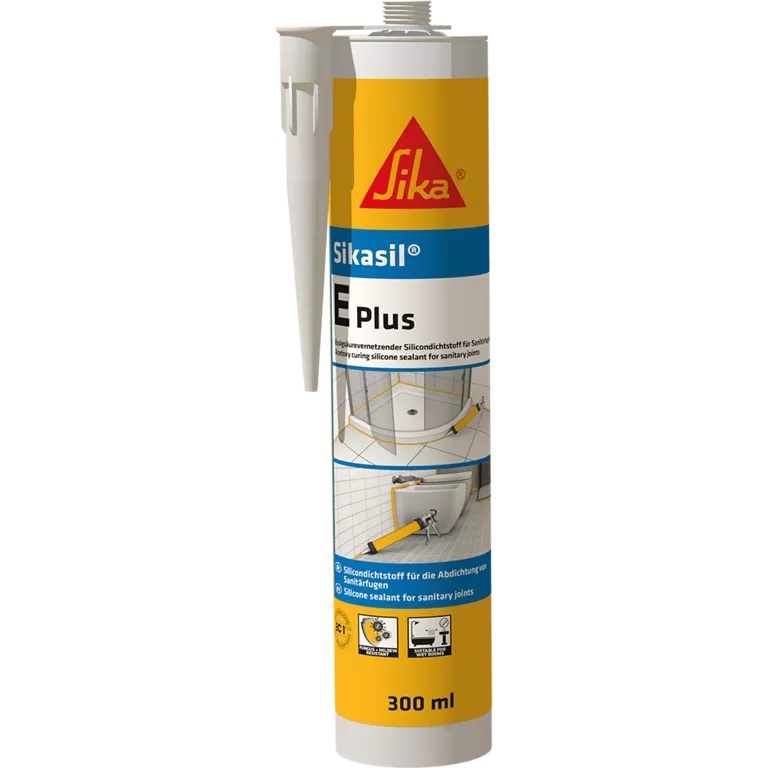 Sika Dichtstoff Sikasil-E plus, Weiß, 300 ml