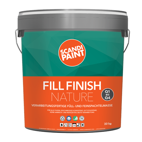 Scandipaint Fill & Finish Nature, Weiß, 20 kg