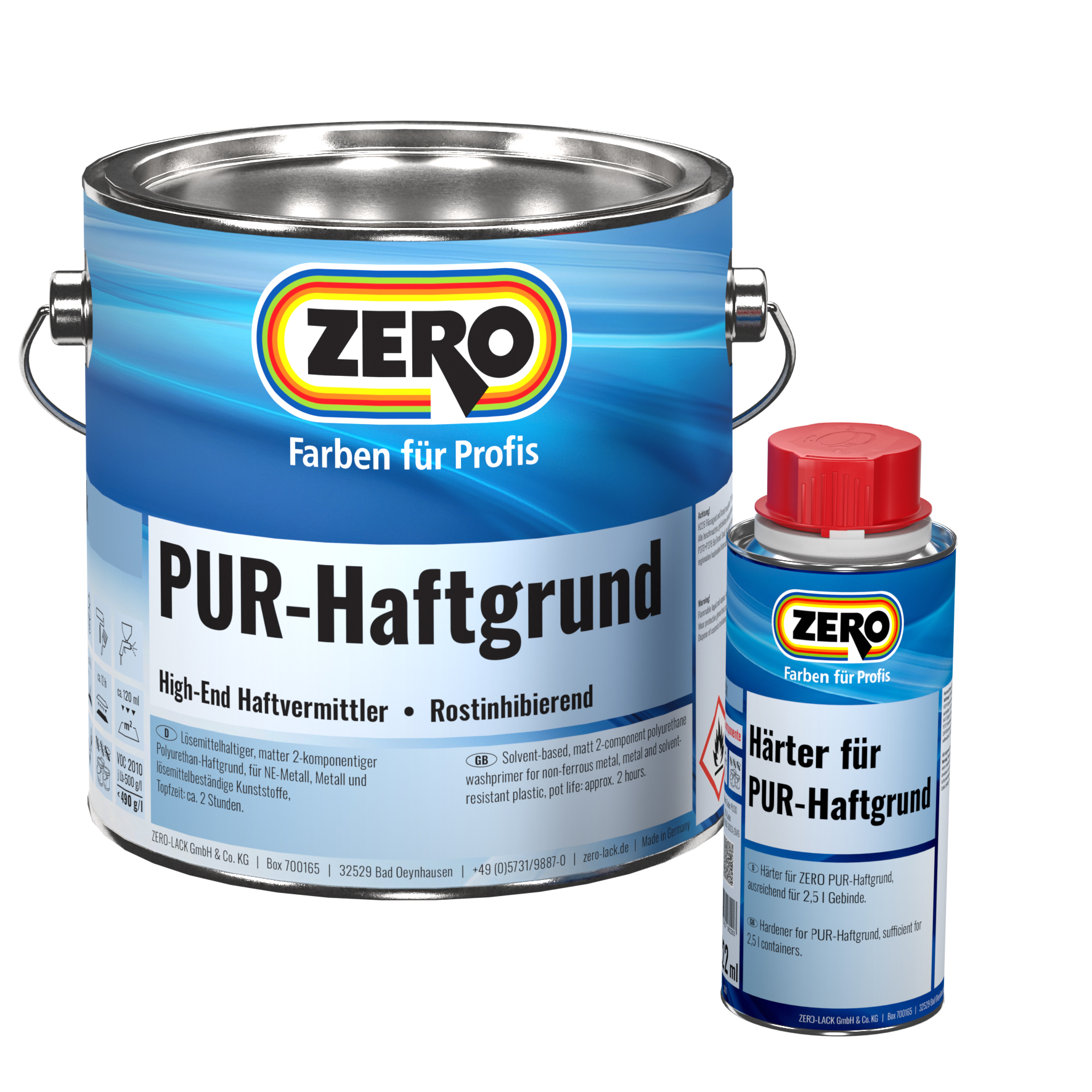 ZERO-LACK Härter für PUR-Haftgrund, 750 ml