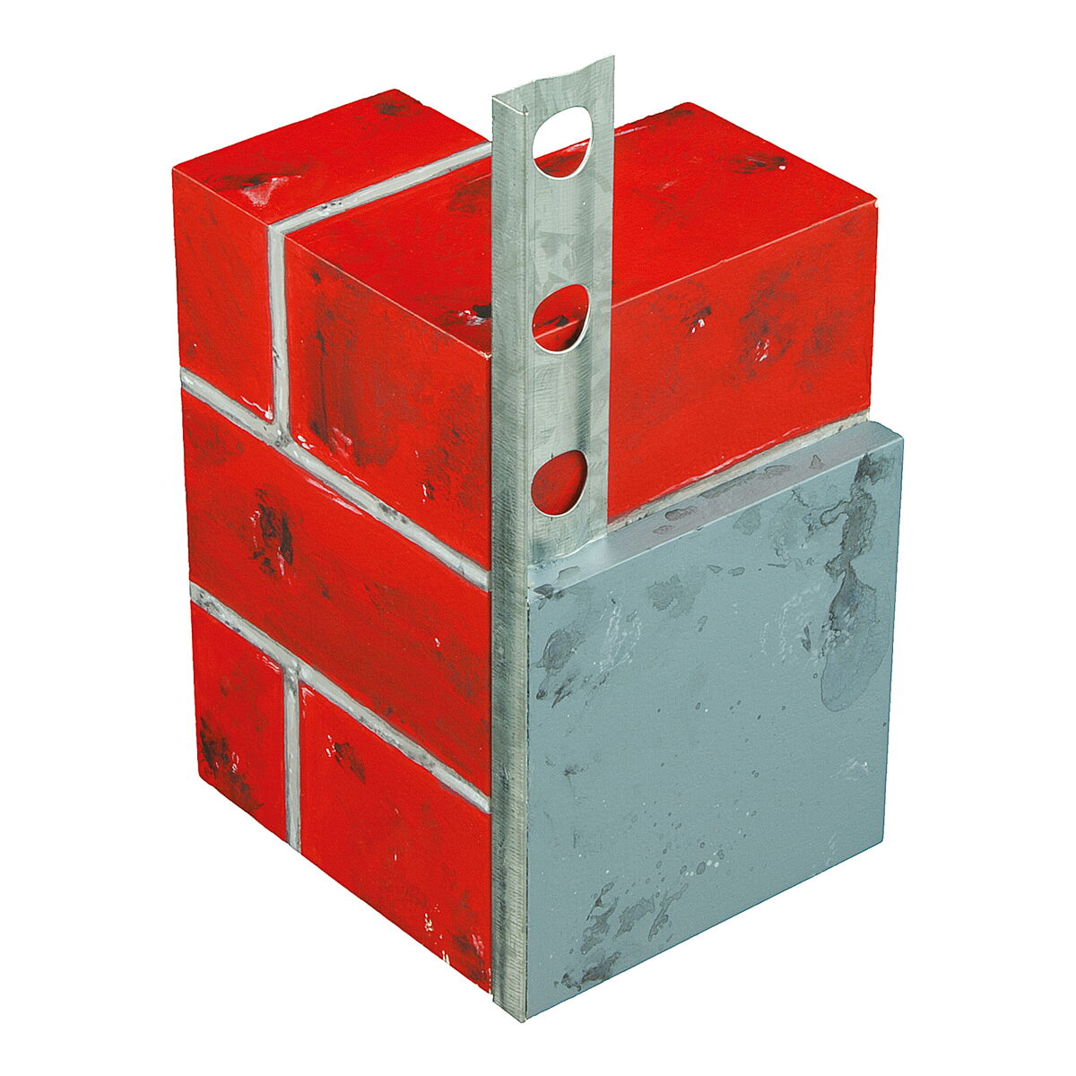 VWS Abschlussprofil Stahl, Verzinkt, 14 x 52 mm x 3,0 m