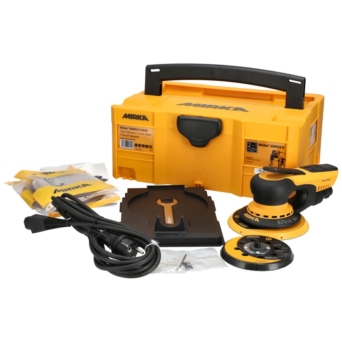 Mirka Exzenterschleifer DEROS II 5650 Orbit 5.0 Case, Ø 125/150 mm