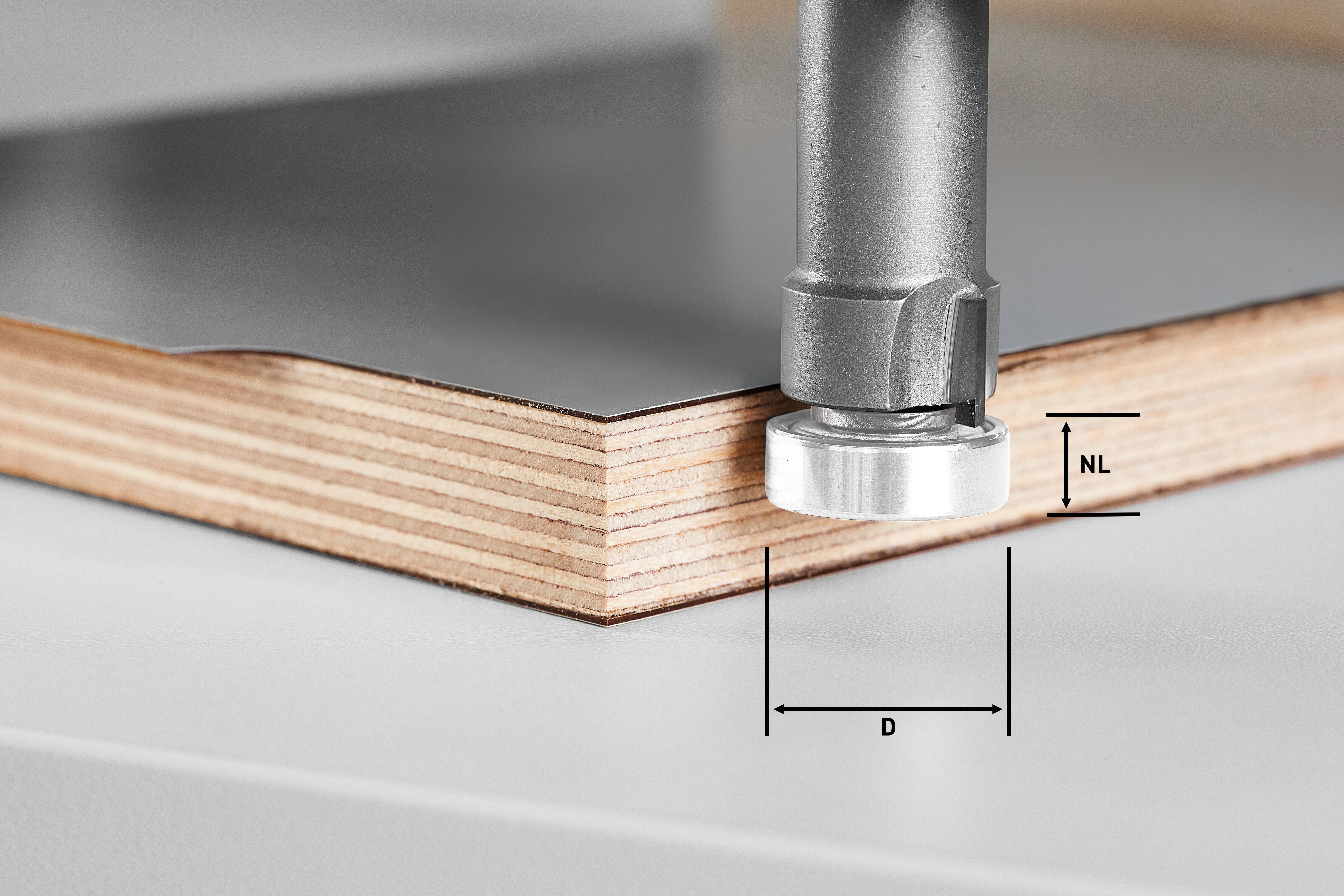Festool Bündigfräser HW-OFK, Ø 22 x 8 mm