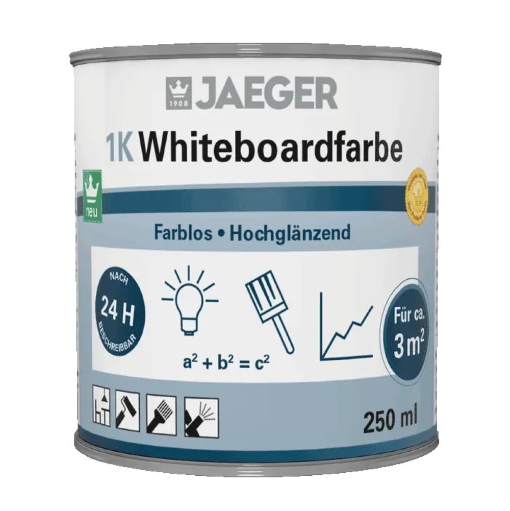 JAEGER 1K-Whiteboardfarbe 396, 250 ml