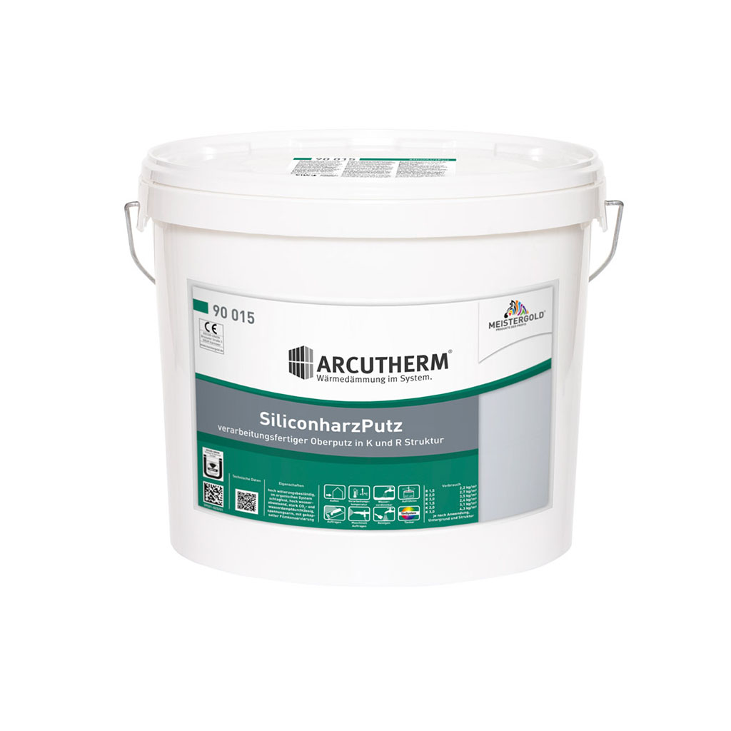 Arcutherm® SiliconharzPutz Weiß, Körnung 1,5 mm