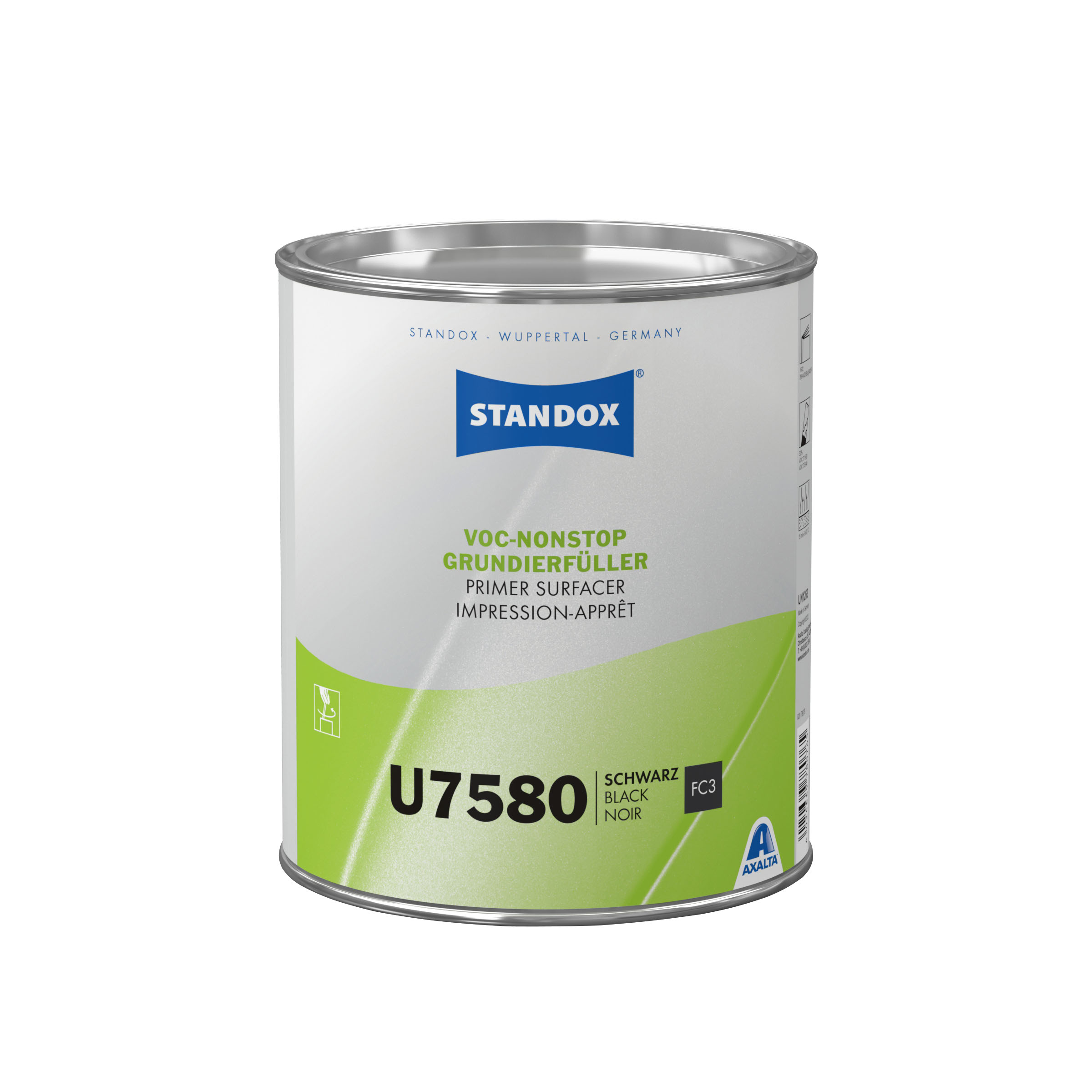 Standox VOC Nonstop Grundierfüller U7580, Schwarz, 3,5 l