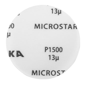 Mirka Microstar Scheibe Grip, Ø 77 mm, P 1500, Ungelocht, 50er Pack