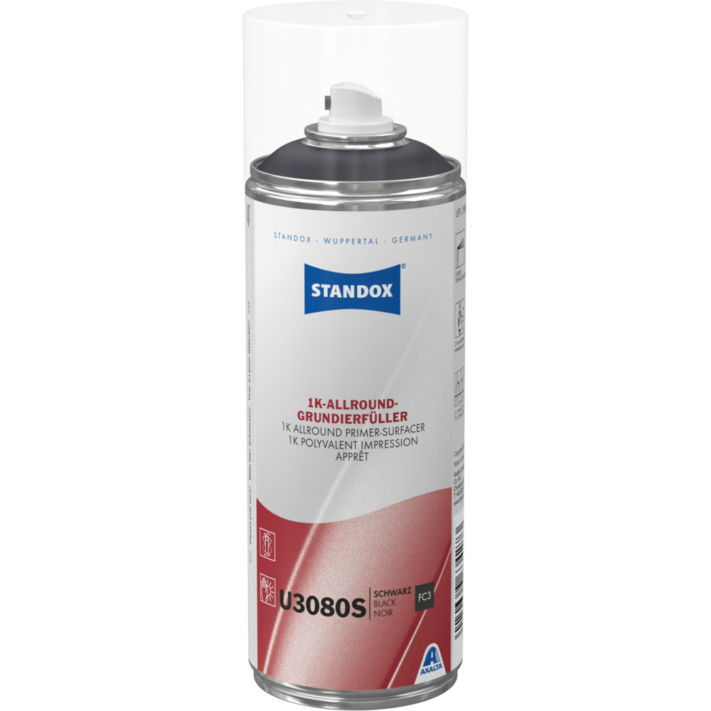 Standox 1K Allround Grundierfüller U3080S, Schwarz, 400ml