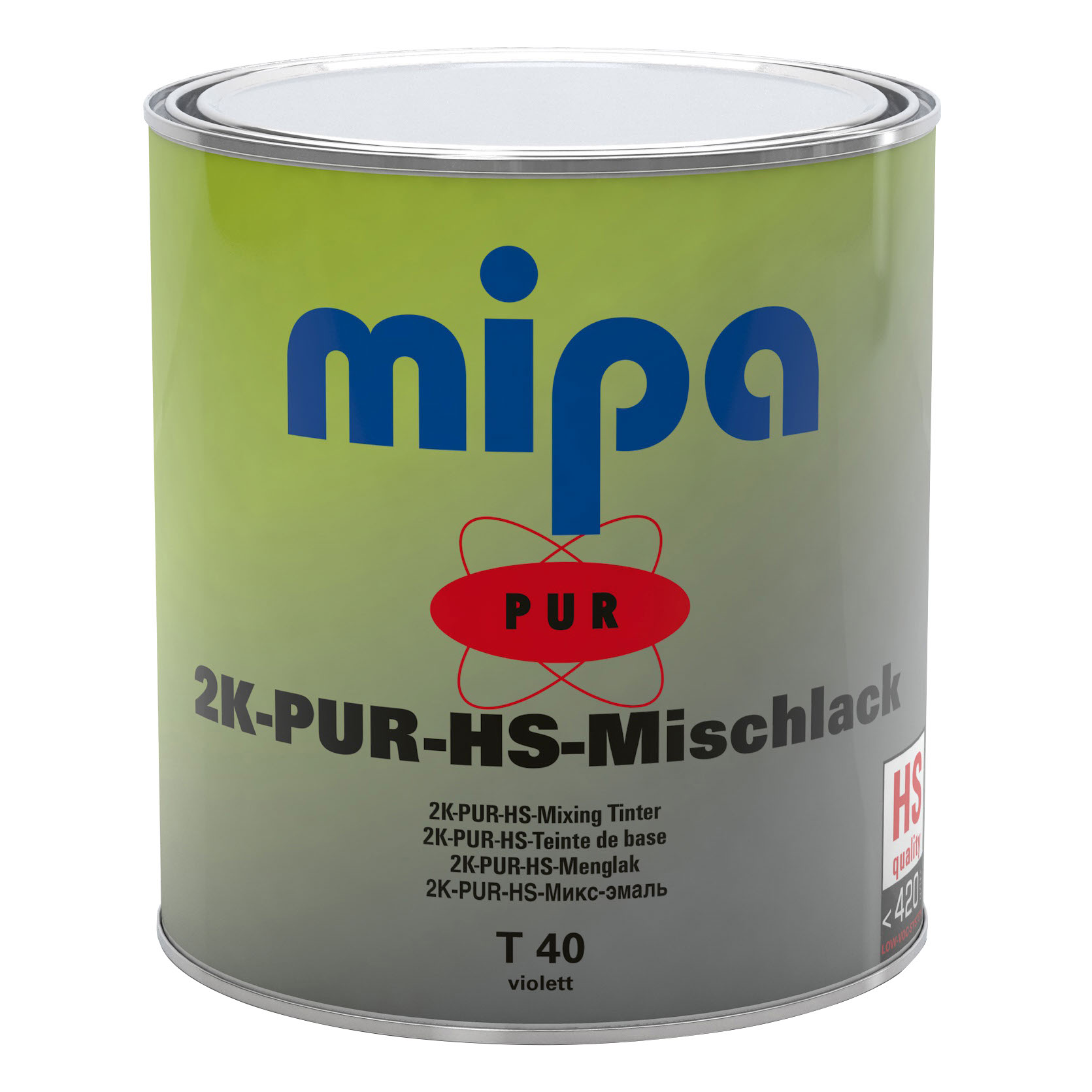 Mipa PUR-HS-Mischlack T40, Violett, 3 l