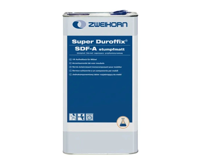 Zweihorn Klarlack Super Duroffix-Aufhelllack SDF-A, Stumpfmatt, 5 l