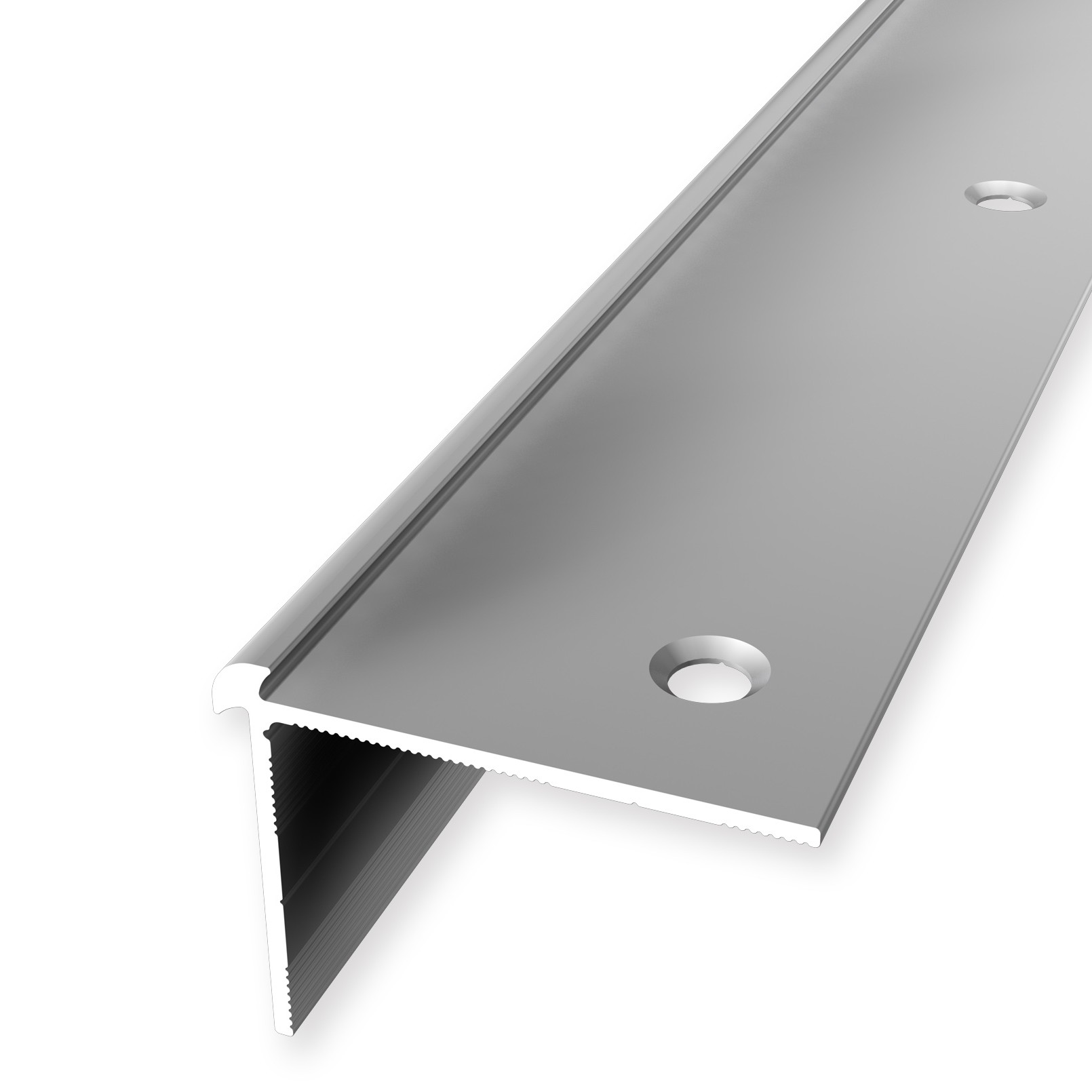 Küberit Treppenkantenprofil 871, Silber, 3 x 39/ 29 mm x 250 cm