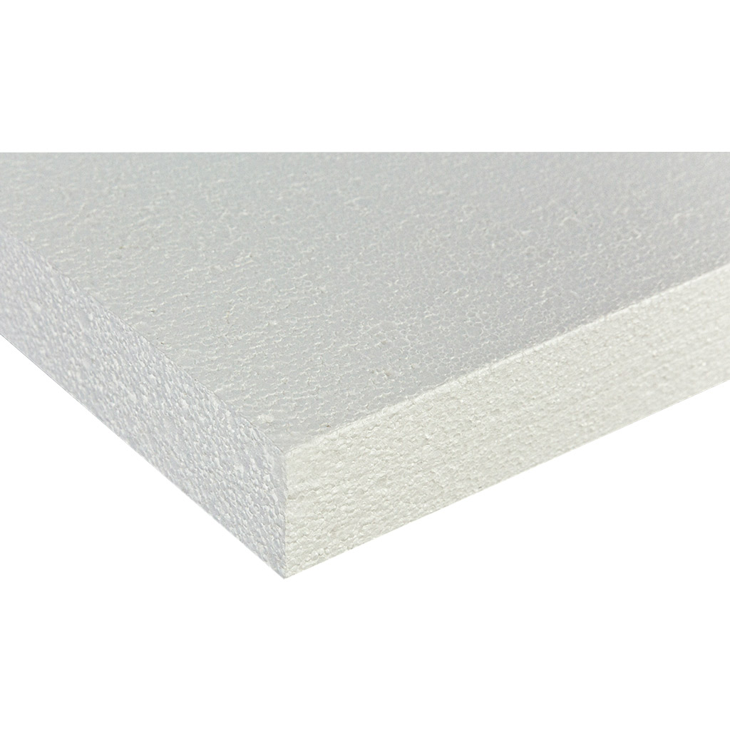 Arcutherm® Fassadendämmplatte PS-035-W, Weiß, 1000 x 500 x 200 mm