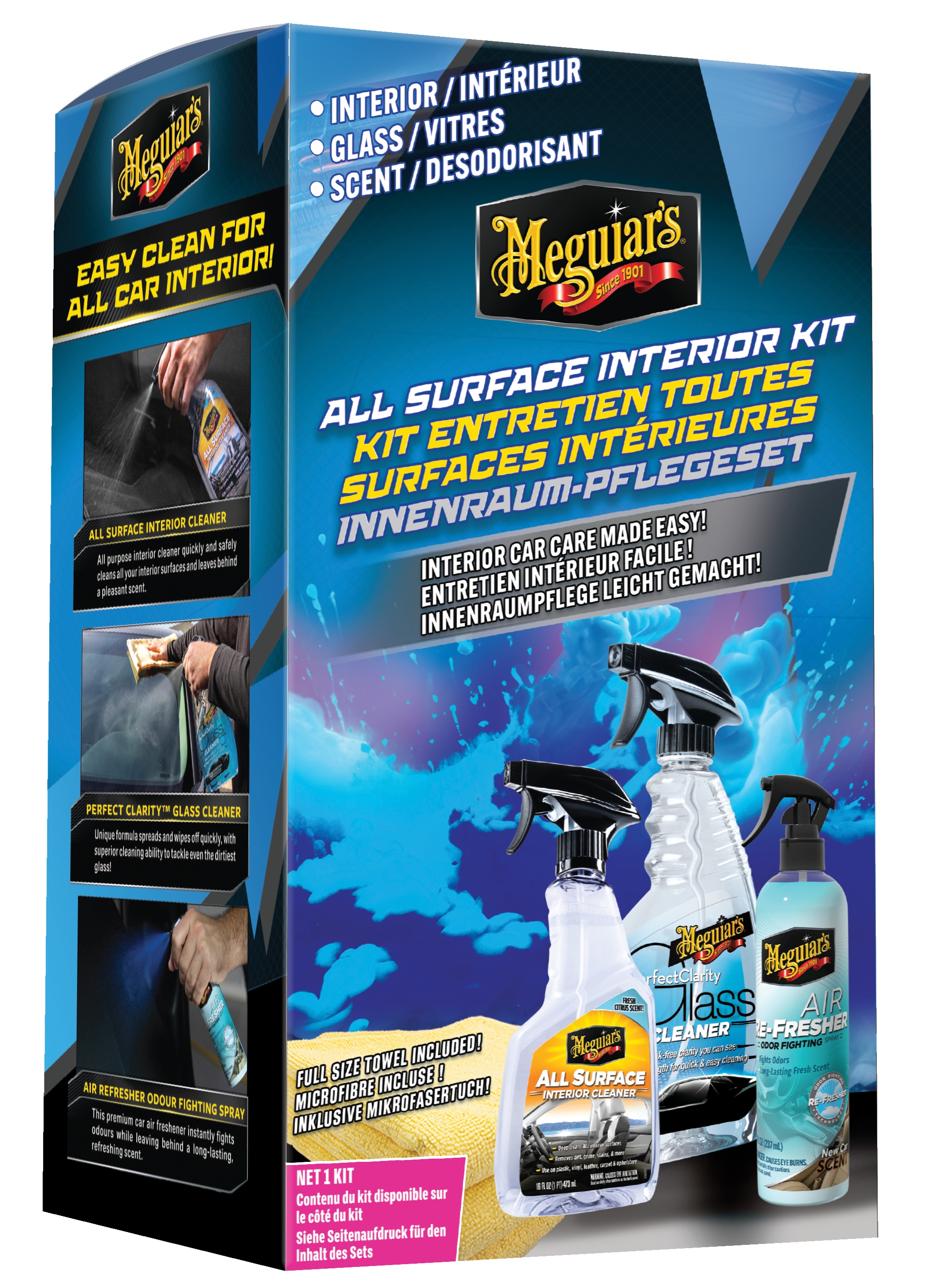 Meguiar's Innenraum-Pflegeset All Surface Interior Kit