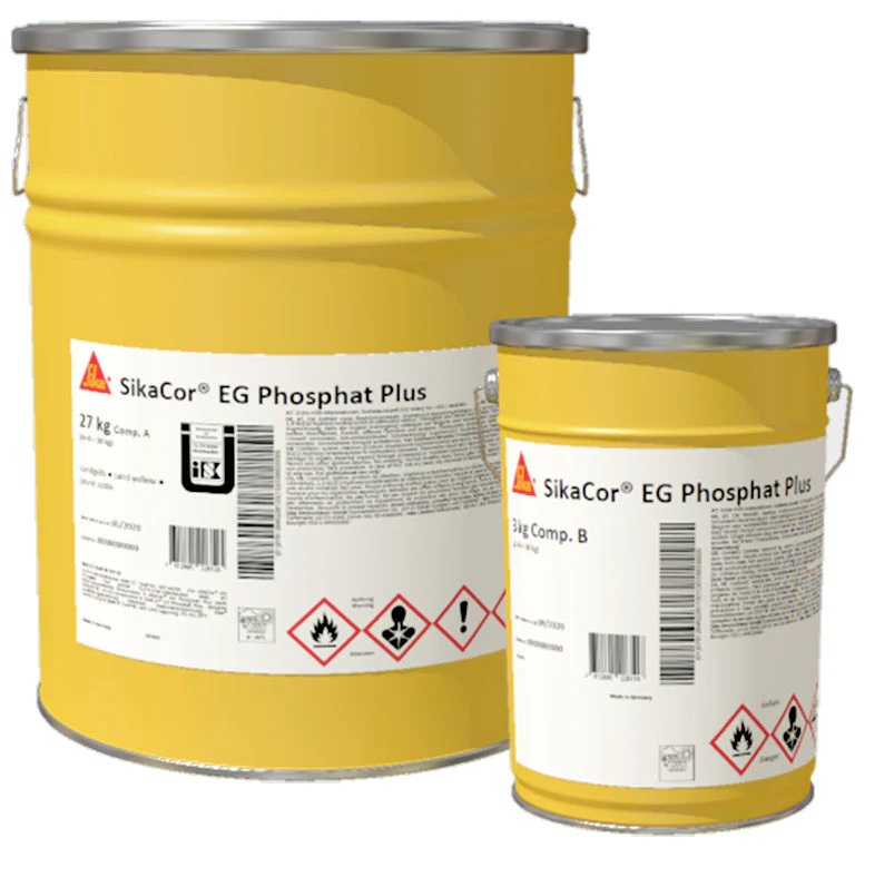 Sika Grundbeschichtung SikaCor EG Phosphat Plus, Rotbraun, 30 kg