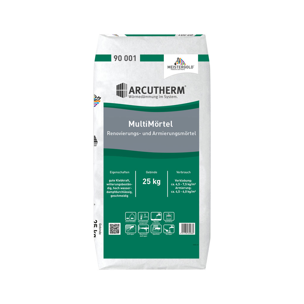Arcutherm® MultiMörtel, Naturweiß, 25 kg