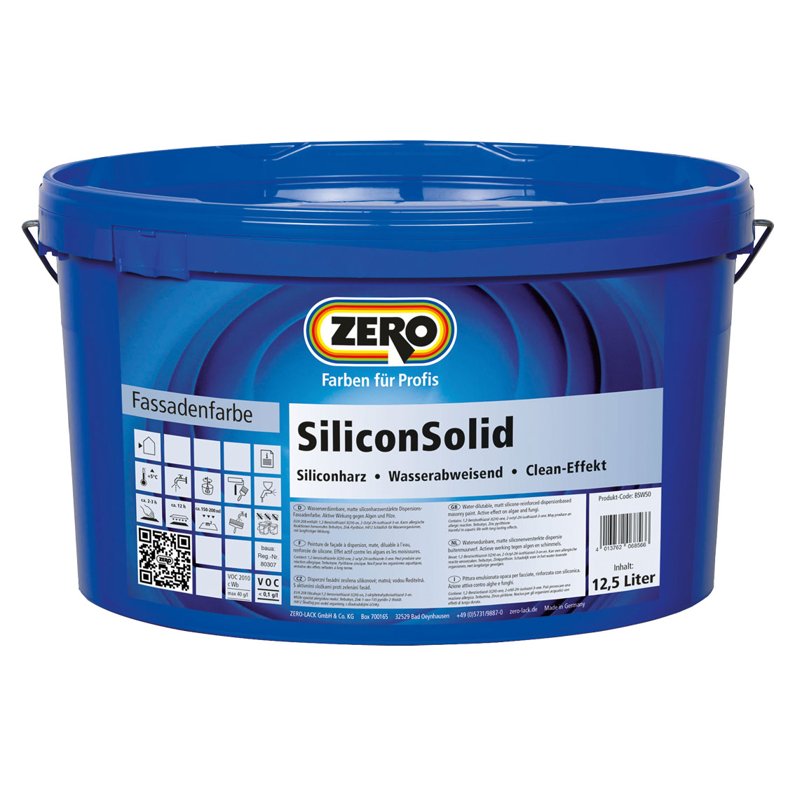Zero Silicon Solid, Weiß, 12,5 l