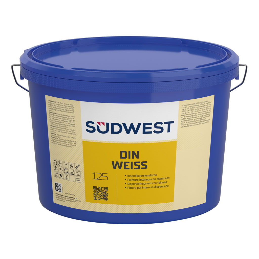 Südwest DIN Weiß, 12,5 l