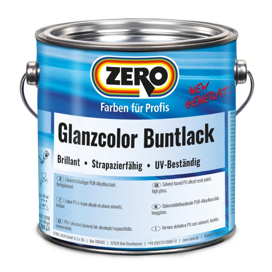 ZERO-LACK Glanzcolor Buntlack New Generation, Weiß, 750 ml