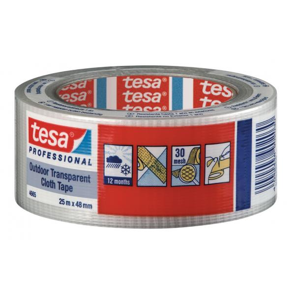 tesa UV-Gewebeband Professional 4665, 25 m x 48 mm