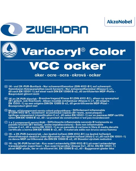 Zweihorn Buntlack Variocryl Color VCC, Ocker, 3 kg